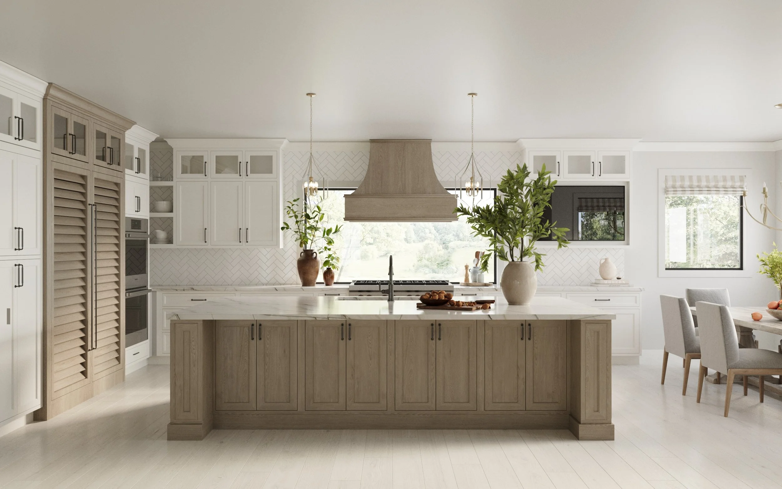  3d Rendering of the Future Kitchen.  