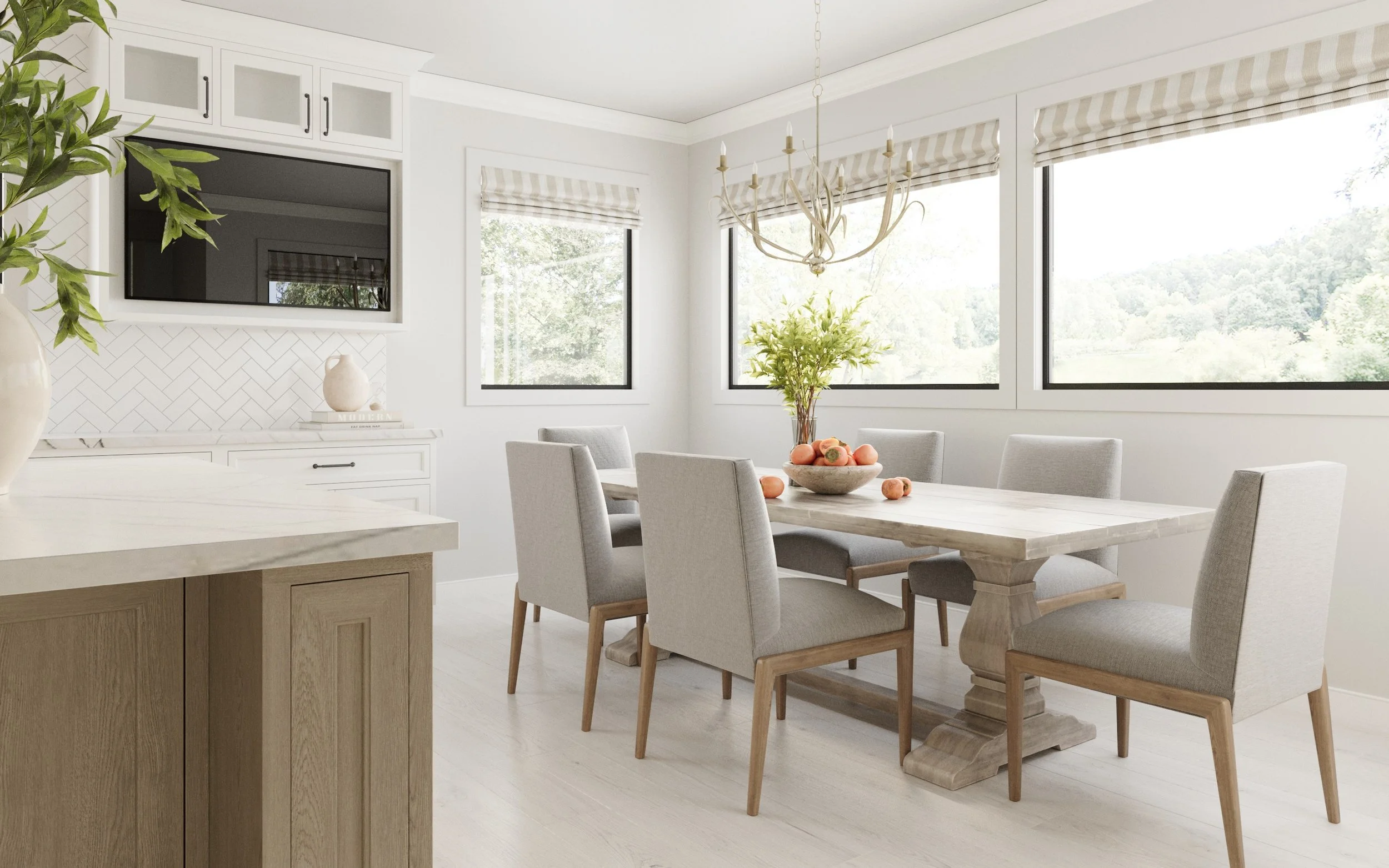  3d Rendering of the Future Kitchen.  