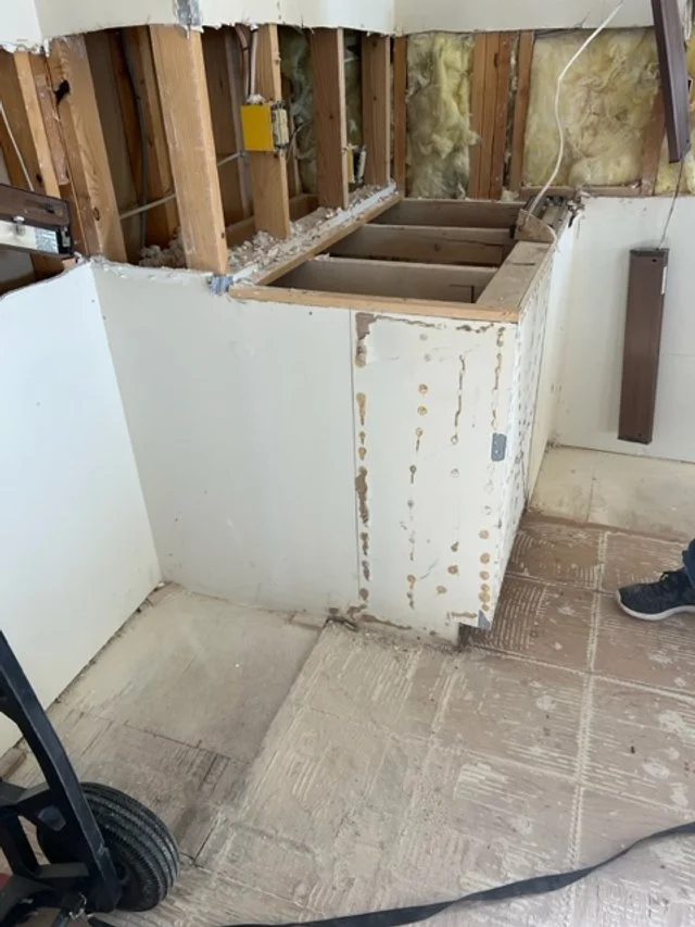 Stair bulk head was not removable