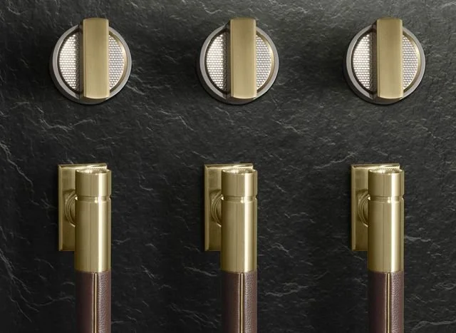   THE BRASS COLLECTION   The Brass Collection presents a bold elegant aesthetic, based on the fundamentals of classical architecture, in gold and polished hues. 